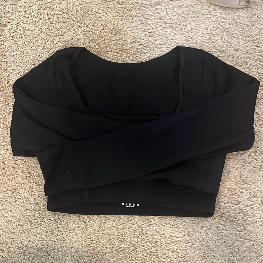 Crop Top Ribbed Seamless Workout